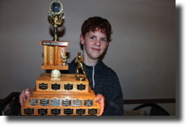 Trophée Jacques Labrecque remis à Zachary Morin Trophée Jacques Labrecque remis à Zachary Morin