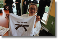 Les T-shirts des ceintures brunes