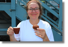 Anna. Délicieux ton café!