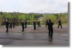 Plateau de nunchakus avec Gilles Tanguay