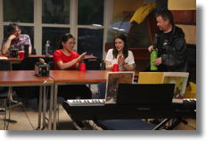 Marc, Alice, Élise et François