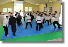 Plateau de combat avec Gilles Gravel et Claude Jr Deschamps