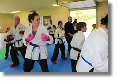 Plateau de combat avec Gilles Gravel et Claude Jr Deschamps