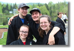 Pier-Philippe, Arnaud, Coralie et Laura