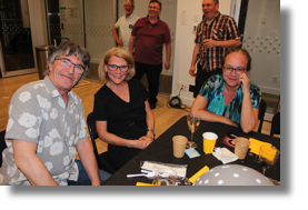 Marc, Michelle et Anna. Derrière: Jacques, Michel et Stéphane