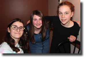 Olivia, Mathilde et Léa
