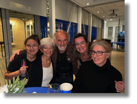 Julie, Alberte, Gilles, Mélissa et Dominique